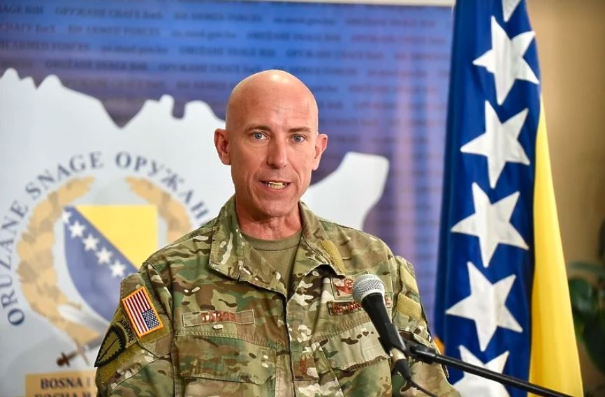Posjeta američkog generalmajora Davida Tabora Bosni i Hercegovini, komandanta evropske Komande specijalnih snaga Vojske SAD
