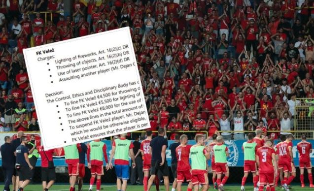 UEFA žestoko kaznila Velež zbog ispada navijača