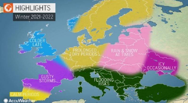Velika sezonska vremenska prognoza za cijelu Evropu: Pročitajte šta predviđa ugledni Accuweather