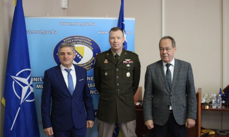 General Eric Folkestad i ministar odbrane BiH Sifet Podžić: “Potvrđena spremnost NATO Štaba za nastavak uspješne saradnje”