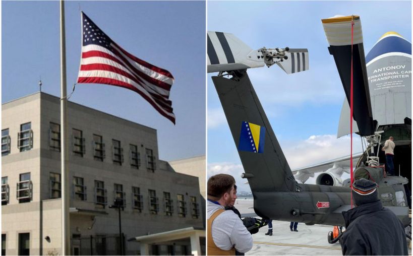 Američka ambasada o dolasku helikoptera u BiH jasno i nedvosmisleno: “Odgovor na vanredne situacije…”