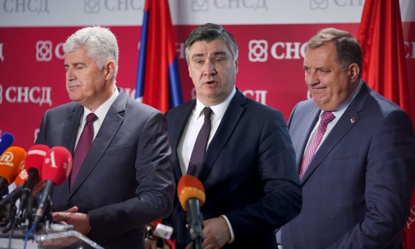 Ključne poruke dolaze iz Hrvatske nakon sankcija koje su uvedene Miloradu: “Čović i Milanović će čvrsto stati uz Dodika”
