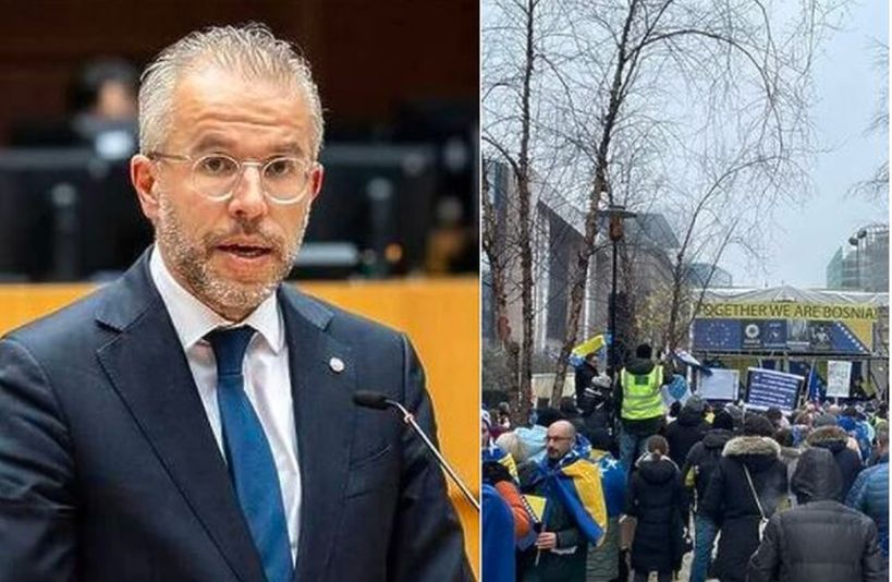 Europarlamentarac “zagrmio” zbog masovnih protesta bh. dijaspore diljem svijeta i poručio: “Širom Evrope i danas u Briselu solidarnost s Bosnom i Hercegovinom”