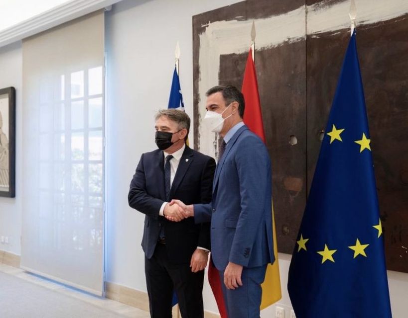 Željko Komšić sa premijerom Pedrom Sanchezom, izravno je najavljeno: “Španija će iskoristiti kontakte da pomogne BiH”
