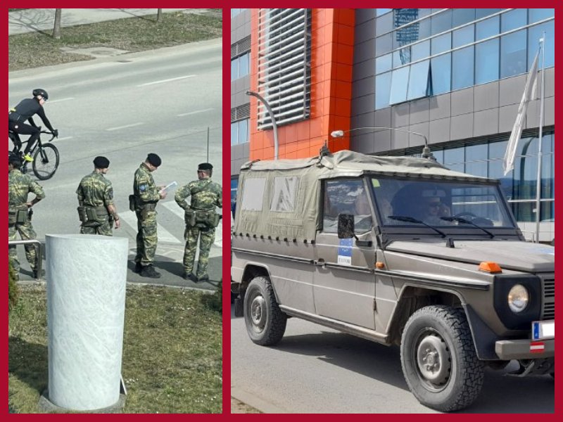 Aktivnije kretanje putevima Bosne i Hercegovine: Vozila EUFOR-a patrolirala Banja Lukom, zadržali su se ispred zgrade RTRS-a kratko