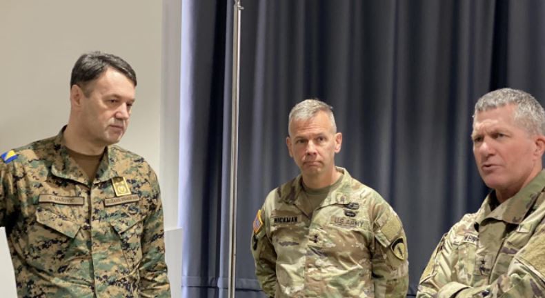 Američki generalmajor Wickman u Sarajevu sa generalpukovnikom Senadom Mašovićem, u glavnom fokusu je vježba ‘Defender Europe’