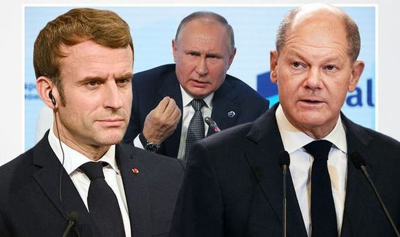Predsjednik Ruske Federacije Vladimir Putin pozvao Emmanuela Macrona i Olafa Scholza da utječu na vlast u Kijevu