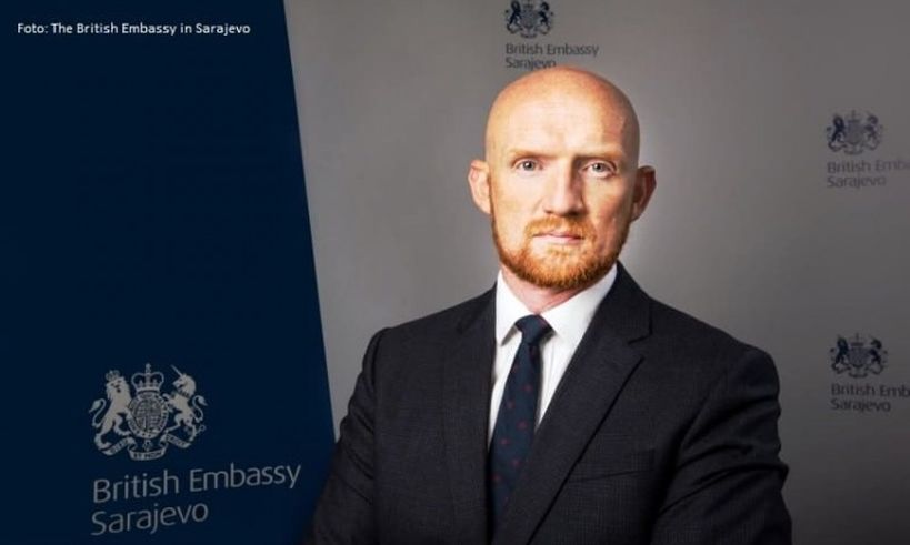 Veoma snažna poruka ambasadora Matthewa Fielda: “Britanska predanost Bosni i Hercegovini jača je nego ikad”