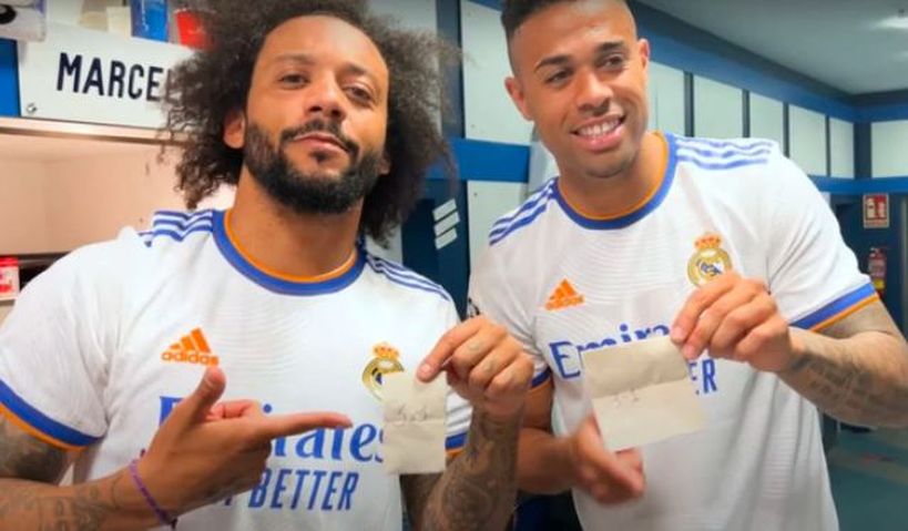 Da je Real Madrid drugačiji od ostalih klubova na svijetu potvrđuje i papirić kojeg je pokazao Marcelo
