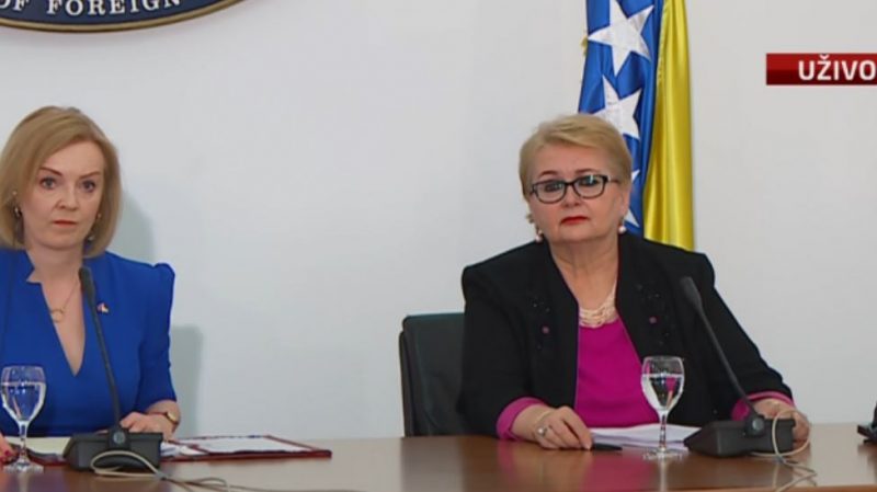 Ministrica vanjskih poslova Bisera Turković ne krije da je obradovana: “Ohrabruje da smo danas uvjereni kako nismo sami u očuvanju mira i stabilnosti”
