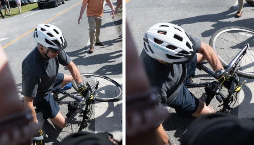 Predsjednik SAD Joe Biden pao sa bicikla, pojavio se snimak