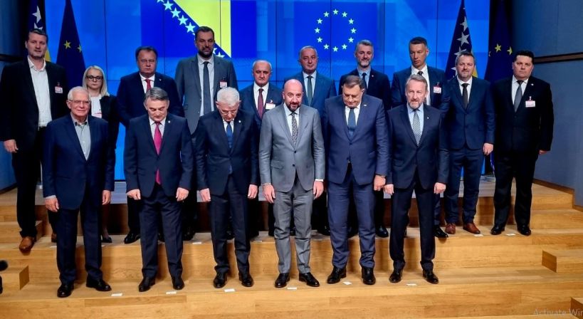 Počeo sastanak bosanskohercegovačkih lidera sa EU zvaničnicima u Briselu, Dragan Čović se nije pojavio…