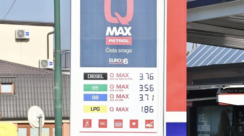 RAST SE NASTAVLJA Cijena dizela u Sarajevu stigla do 3,76 KM, litar najskupljeg benzina 3,71