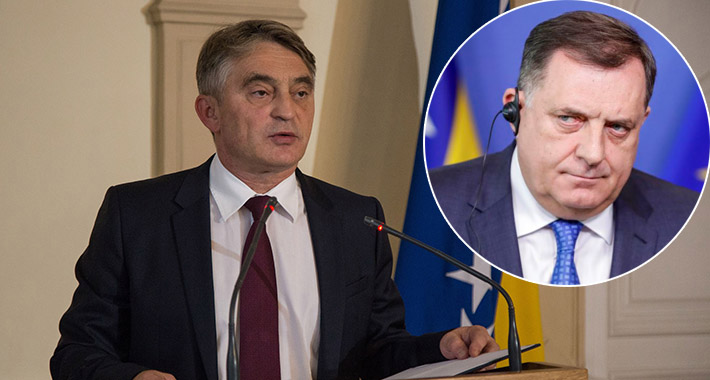 Željko Komšić u vrlo oštrom obraćanju poručio: “Milorad Dodik očito forsira i nada se tome da ćemo mi odustatati od toga da sve što je neustavno osporavamo pred Ustavnim sudom”