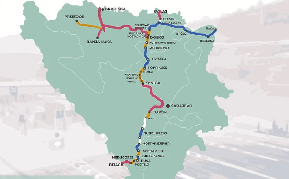 Objavljena najkompletnija mapa izgrađenih i planiranih autoputeva u BiH