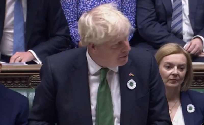 Na reveru nosio Cvijet Srebrenice: Boris Johnson u britanskom parlamentu govorio o Srebrenici