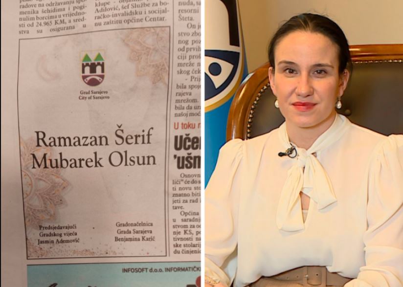 Reakcija grada Sarajeva o pogrešnoj čestitki povodom Kurban bajrama objavljenoj u dnevnim novinama