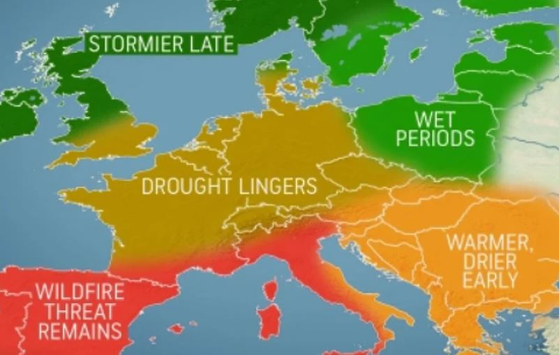 AccuWeather objavio veliku jesenju vremensku prognozu za Evropu, evo šta predviđaju