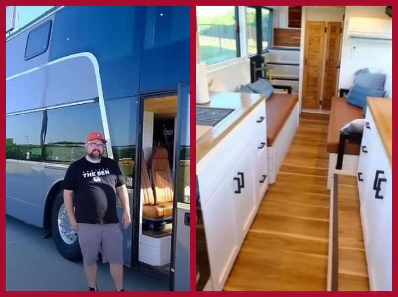 Pogledajte snimak i kako izgleda: Autobus pretvoren u dvospratni pokretni dom za osmočlanu porodicu