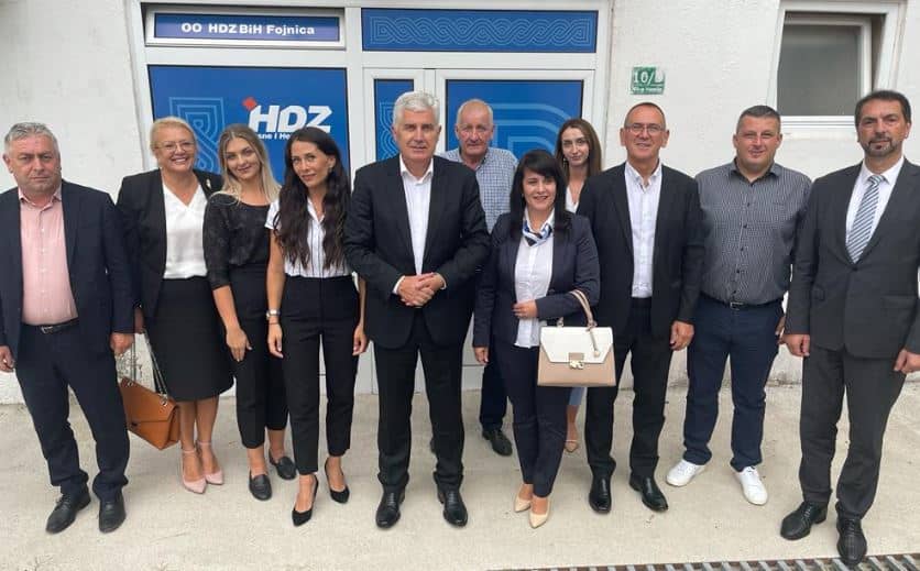 Predsjednik HDZ-a Dragan Čović gostovao u Fojnici, samouvjereno je ustvrdio: “Siguran sam da će opći rezultat biti odličan”
