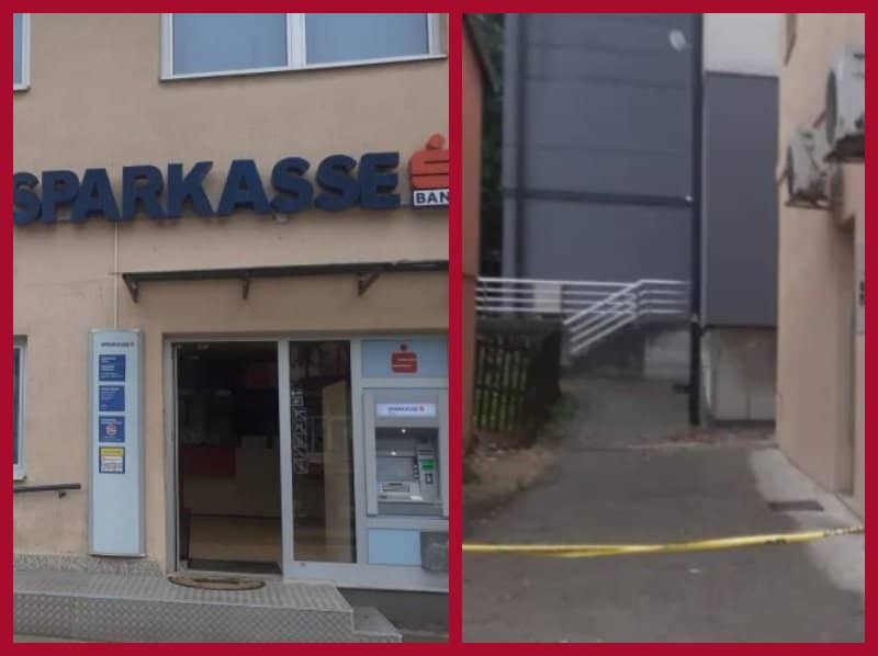 Pokušaj pljačke Sparkasse banke, jedna osoba uhapšena!