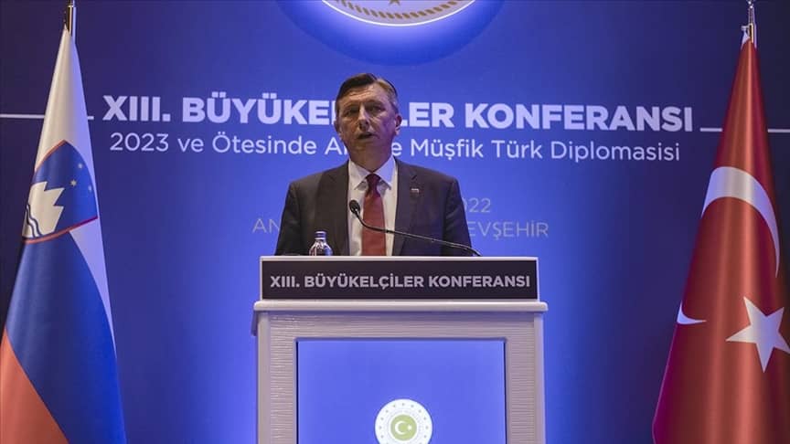 Slovenski predsjednik Borut Pahor iz Ankare: “Pokušavam učiniti sve što je u mojoj moći da uvjerim Zapad da BiH prihvate u EU po brzoj proceduri, a ako je moguće i u NATO”
