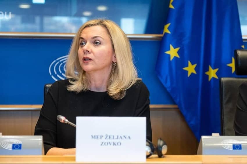 Jako žestoke kritike Dodiku u Evropskom parlamentu, Željani Zovko isključili mikrofon
