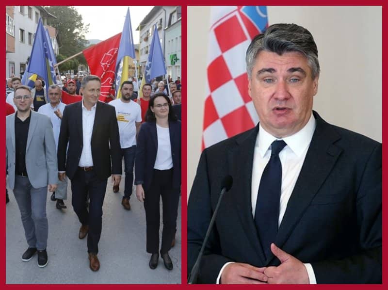 Denis Bećirović direktno iz Žepča jasno poručio predsjedniku Hrvatske:”Zoran Milanović treba shvatiti da okupatorske čizme nikada nisu pokorile Bosnu i Hercegovinu”