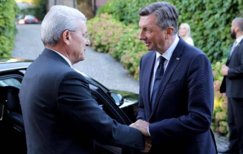 Šefik Džaferović u Sloveniji, dočekao ga tamošnji predsjednik Borut Pahor: “Ovo je prilika da se Bosni i Hercegovini da novi impuls u evropskoj perspektivi”