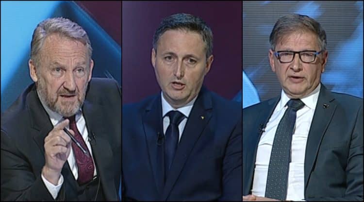 Ovo su njihove poruke: Šta su izjavili Bećirović, Hadžikadić i Izetbegović na sučeljavanju u debati uživo na FTV-u