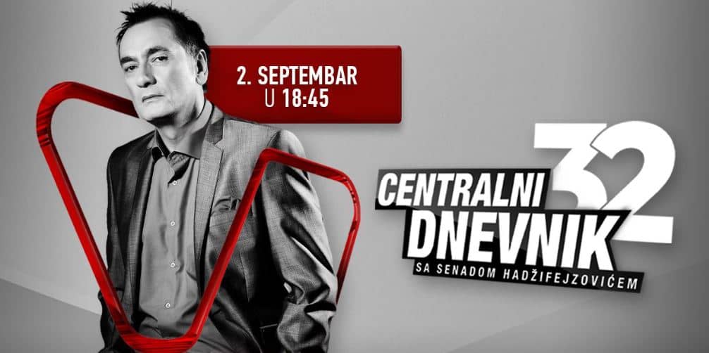 Senad Hadžifejzović se na velika vrata vraća na “male” ekrane: Večeras počinje, evo ko su prvi gosti nove sezone Centralnog dnevnika!