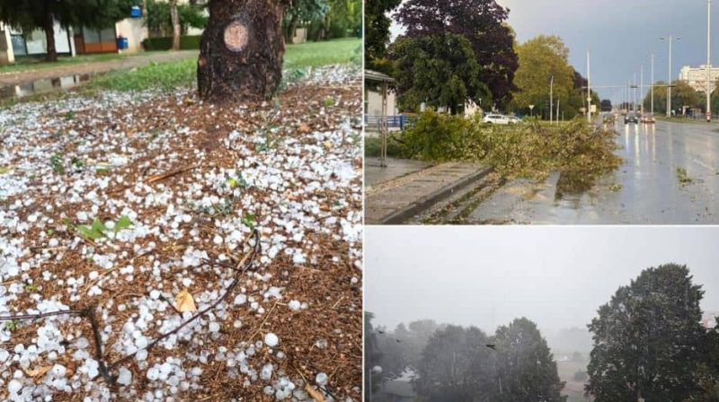 Snažno nevrijeme praćeno ledom u bh. susjedstvu, ovo su prve informacije sa terena