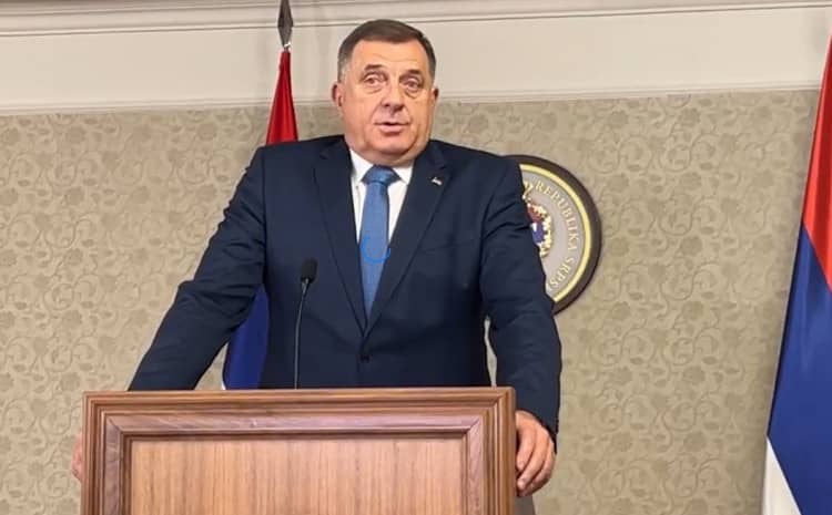 Milorad Dodik negodovao zbog himne BiH, izašao iz sale pa prigovarao Željki Cvijanović