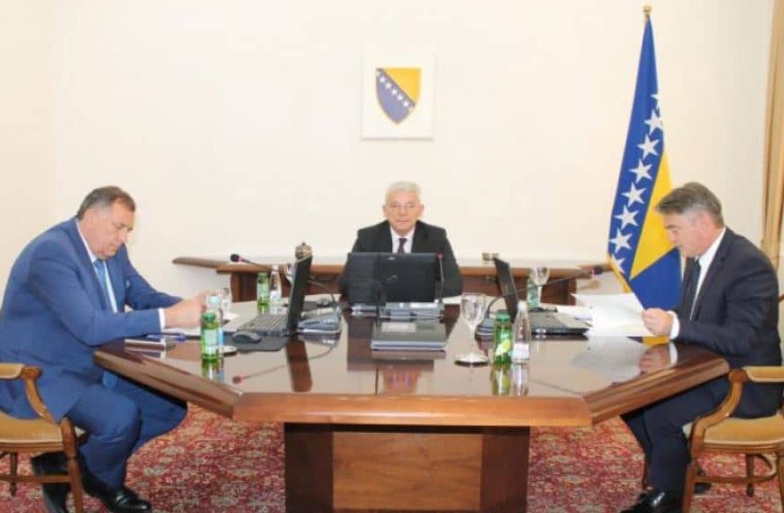 U Predsjedništvu BiH odbijen prijedlog Milorada Dodika