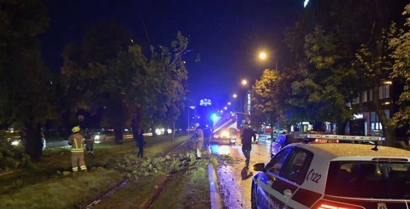 Snažno nevrijeme u Sarajevu izazvalo probleme, ekipe su na terenu, srušeno drvo u Pofalićima
