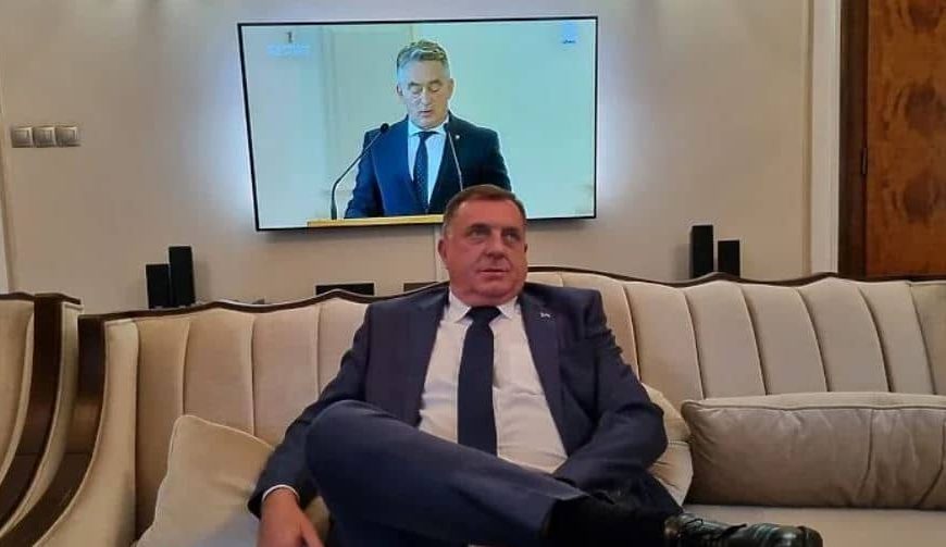 Milorad Dodik se obrušio na Željka Komšića odmah nakon inauguracije u Predsjedništvu BiH