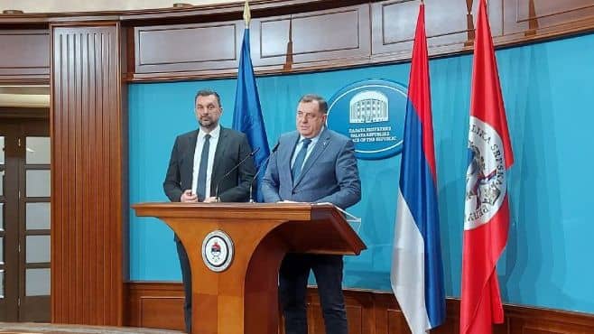 Milorad Dodik se oglasio nakon sastanka sa Elmedinom Konakovićem u Banja Luci: “Mjesto ministra je ranije korišteno za reprezentaciju ličnih, porodičnih i stranačkih interesa”