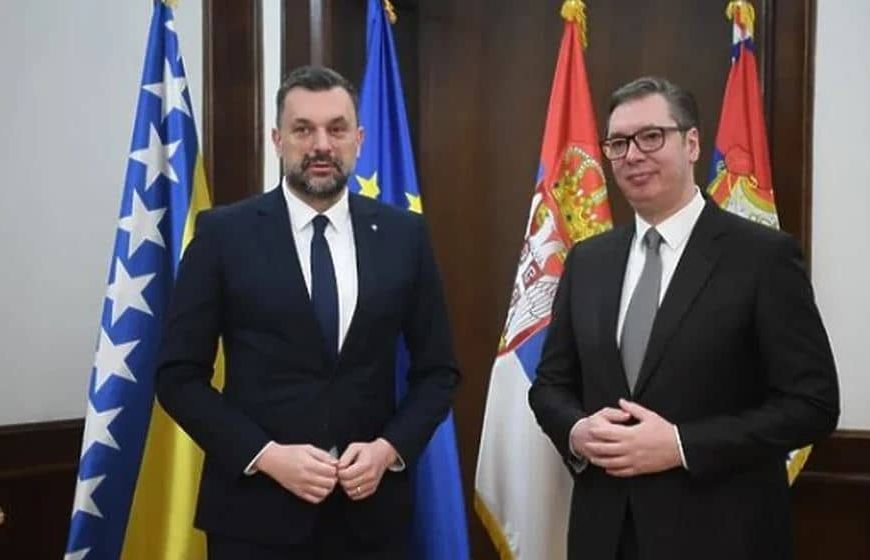 Elmedin Konaković se sastao sa predsjednikom Srbije Aleksandrom Vučićem, istaknuto je da su vrlo važni dobri bilateralni odnosi
