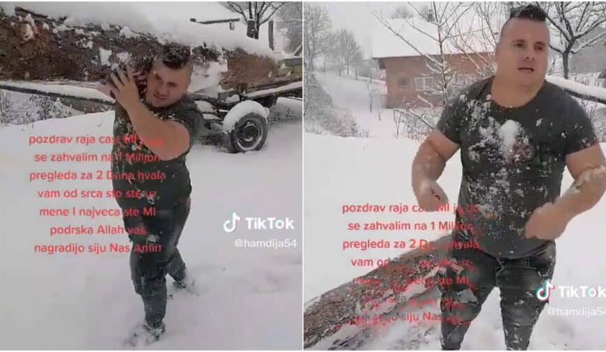 Pogledajte kako “Bosanski Hulk” Hamdija Ramulj demonstrira svoju snagu