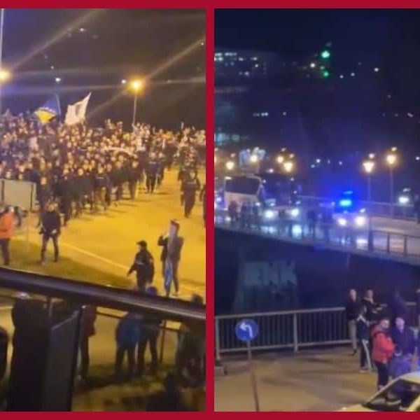 Pogledajte dolazak Zmajeva i BH Fanaticosa na Bilino polje u…