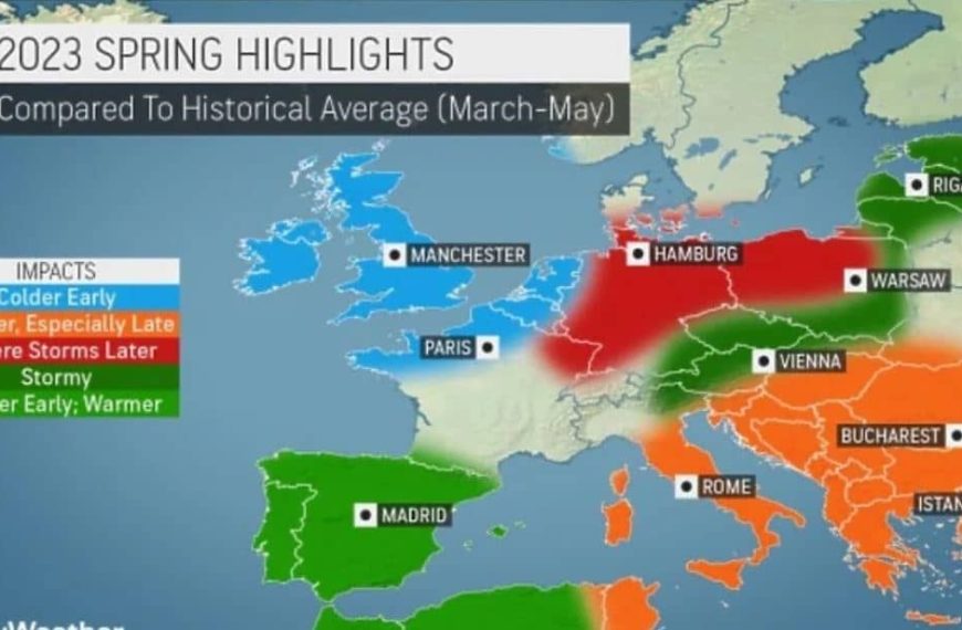 Predviđanje za Evropu: AccuWeather objavio vremensku prognozu za proljeće