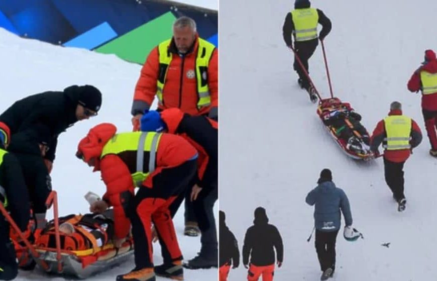 Slavni slovenski skakač Peter Prevc doživio stravičan pad na Planici, helikopterom ga spašavali