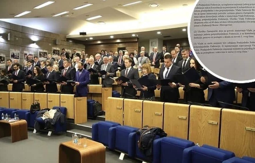 Demokratska fronta predlaže da Vladu FBiH imenuje predsjednik i jedan potpredsjednik te opciju vanrednih izbora