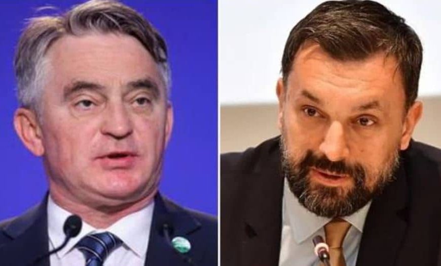 Željko Komšić vrlo je žustro odgovorio Elmedinu Konakoviću: “Novi momenat je njegov pokušaj da ućutka one koji žele da se suprotstave Dodiku”