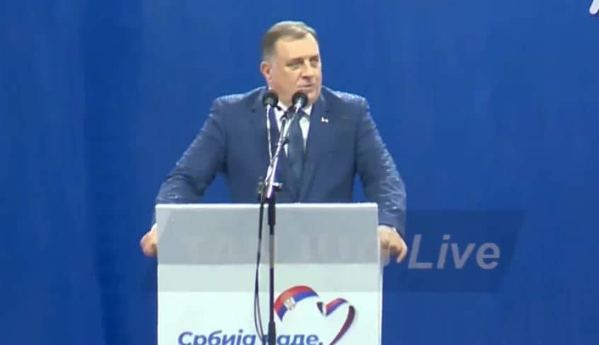 Nije ga bilo stid reći ovo pred svima u Beogradu o Bosni, Dodik baš pretjerao: “Tamo gdje Srbi nemaju državu, nemaju ni slobodu”