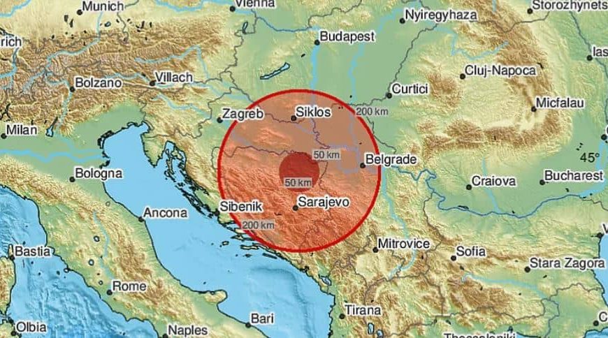 Ovo su prve informacije sa terena: Snažniji zemljotres potresao Bosnu i Hercegovinu, epicentar je kod Tuzle