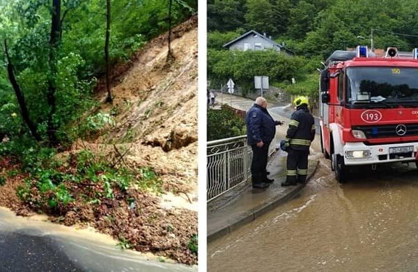 Snažno nevrijeme u bh. susjedstvu, pogledajte prizore sa terena