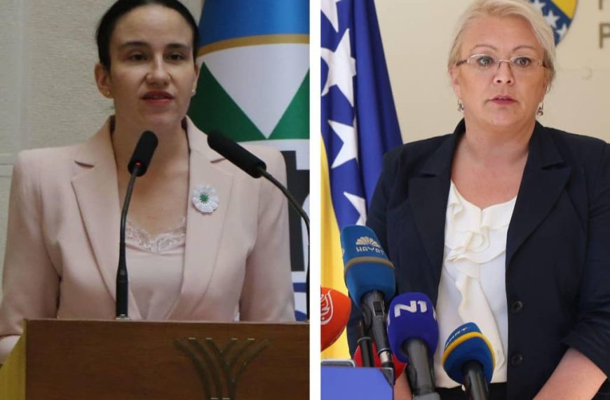 Gradonačelnica Sarajeva Benjamina Karić očitala lekciju predsjednici Federacije BiH Lidiji Bradari: “Više ništa i nikome ne trebamo dokazivati”