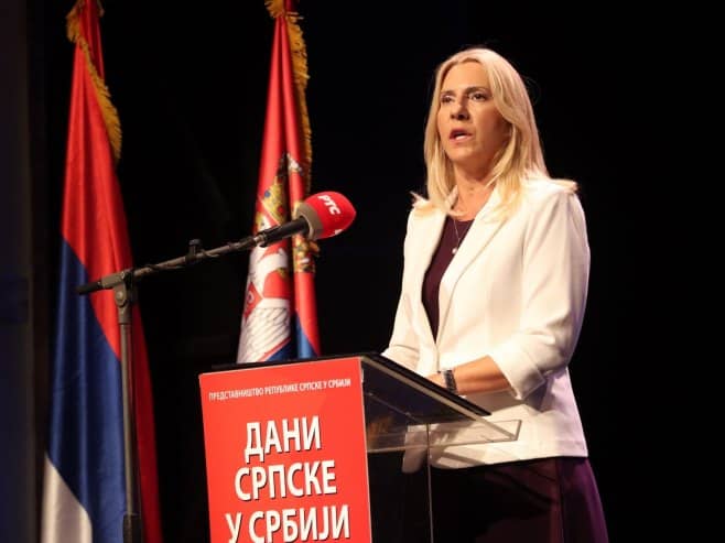 Žustro reagovala: Cvijanović u Beogradu govorila o optužbama Komšića na račun Srbije