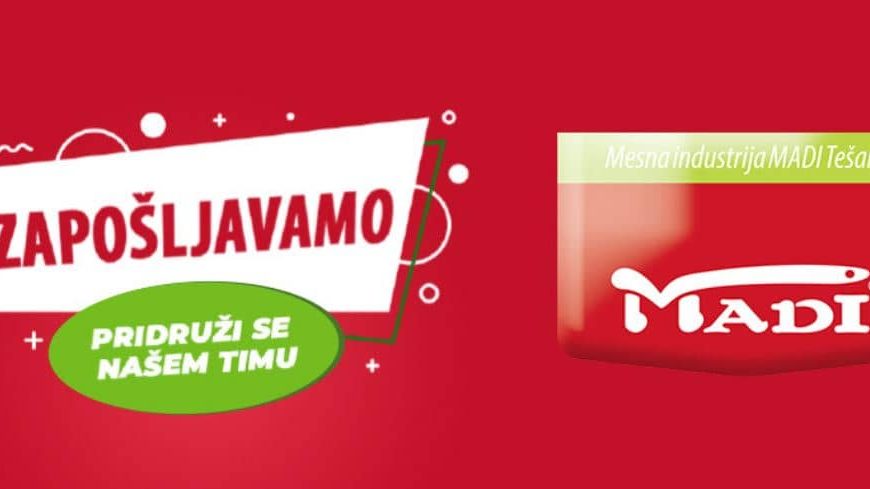 MADI nudi posao za više izvršilaca: Traže se radnici koji bi u proizvodnji radili na pakovanju i obradi mesa